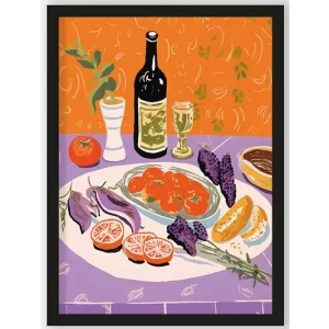 Art Print Mediterranean Table Finale Uitverkoop